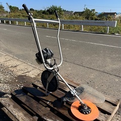 コバヤシ 手押し式草刈機　バロモア 2サイクル　エンジン 芝刈り...