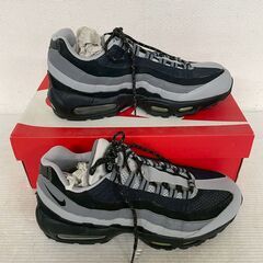 NIKE AIR MAX 95 ESSENTIAL 27.0cm エアマックス95 ブラック×グレー 状態良好 美品 メンズシューズ スニーカー コレクション品 Y2412の画像