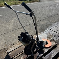 コバヤシ 手押し式草刈機　バロモア 2サイクル　エンジン 芝刈り モアー　畦　刈払い　軽量　宮崎の画像