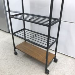 不二貿易 キッチンワゴン 幅64cm キャスター付き JC-8004 キッチン収納 収納ラック 収納家具 ☆ 札幌市 北区 屯田 の画像