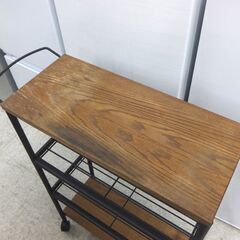 不二貿易 キッチンワゴン 幅64cm キャスター付き JC-8004 キッチン収納 収納ラック 収納家具 ☆ 札幌市 北区 屯田 の画像