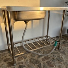 ステンレス製 1層 シンク 流し台の画像