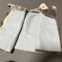 ムートン巻きスカートの画像