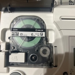 テプラプロ・未使用ラベル6ミリの画像