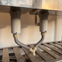 ステンレス製 2層 シンク 流し台の画像