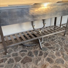 ステンレス製 2層 シンク 流し台の画像