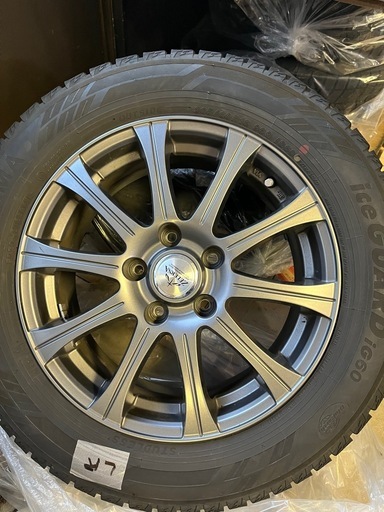 スタットレスタイヤ　決定しました