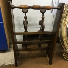 万代店　スリッパラック　スリッパ収納　レトロ　木製の画像