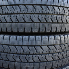 トラックスタッドレスタイヤ　205/80R17.5 BRIDGESTONE 2024 年製 スチールホイール付きTOPY DUA 17.5×5.25 115 8TC 5穴 両面再塗装 6本セットの画像