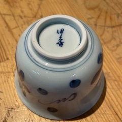 【引き取り限定】中古品　湯呑み　お魚柄　2個セットの画像