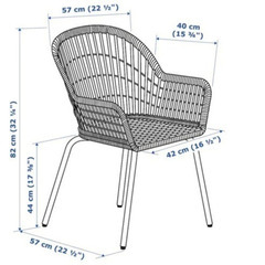 【値引き可能！】【美品】IKEA チェア インテリア 二ルソーヴェ NILSOVEの画像
