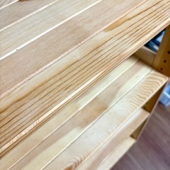 木製シェルフ　本棚の画像