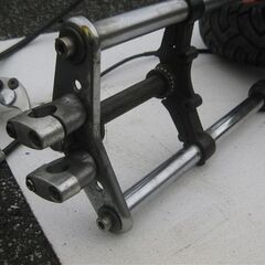 モンキー　フロントフォーク ディスク 10インチ ロングスイングアーム　Z50 AB27の画像