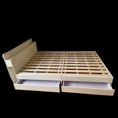 ダブルベット マットレス付きの画像