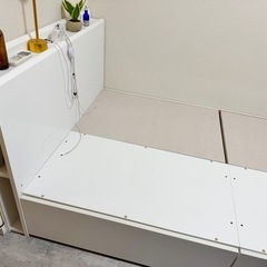 【至急】ニトリのベッドフレーム(白)の画像