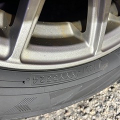 美品！スタッドレスタイヤ　アルミホイール付の画像