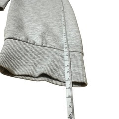 ヴィンテージ　フルジップ スウェット パーカー ライトグレー XLの画像