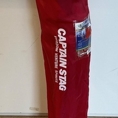 ＜美品＞アウトドア・CAPTAINSTAG・パレットラウンジチェア・赤の画像