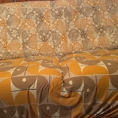 広々している大きなソファーです。の画像