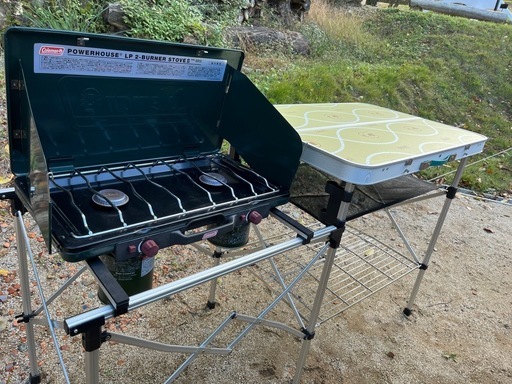 コールマンツーバーナー、キッチン、ランタンセット ショップ