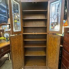 ※即 三越家具 ブルージュ 食器棚 カップボード ガラスキャビネット★幅64㎝ 奥行35.5㎝ 高さ175㎝★近隣送料無料 買取帝国 朝霞店の画像