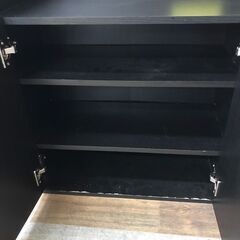 【ジャングルジャングル広陵店】コーナン　カウンター　下収納　シンプル2ドアラックの画像