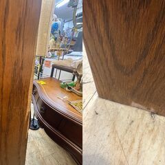 ※即 三越家具 ブルージュ 食器棚 カップボード ガラスキャビネット★幅64㎝ 奥行35.5㎝ 高さ175㎝★近隣送料無料 買取帝国 朝霞店の画像