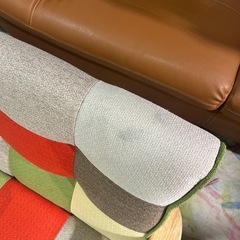 2Pソファ　チェックの画像