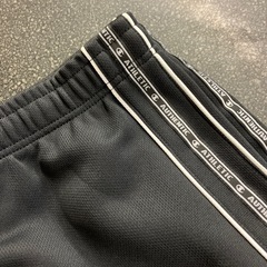 A2511-227 Champion トラックパンツ 白ライン Lサイズ ウエストゴム 使用感有りの画像