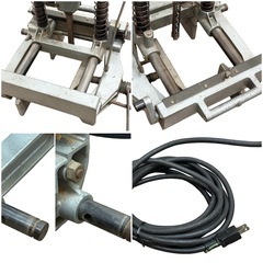 ◯動作品 日立工機 電気角のみ 30mm 穴あけ ホゾ穴 HITACHI K-30A 電動工具 大工道具 100V 50/60Hz 中古品■ジモティ姫路の画像