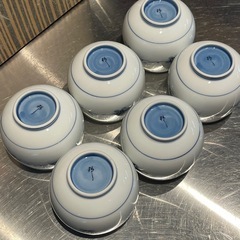 【引き取り限定】中古品　有田焼　湯呑み　6個セットの画像