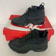 NIKE AIR MAX 95 SNEAKERBOOT 27.0cm ナイキ エアマックス95 スニーカーブーツ 箱付 状態良好 ブラック スニーカー Y2413の画像
