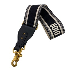 クリスチャンディオール Christian Dior ショルダーストラップ エンブロイダリー ロゴ ジャガード ホワイトの画像
