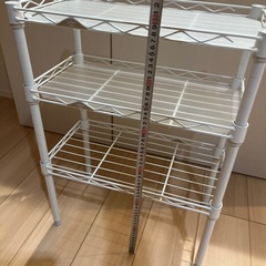 【Luminous Latte（ルミナス ラテ）ホワイトラック 3段】の画像