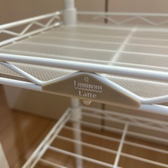 【Luminous Latte（ルミナス ラテ）ホワイトラック 3段】の画像