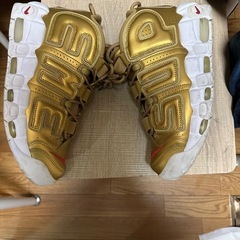 supreme×NIKE スニーカー uptempoの画像