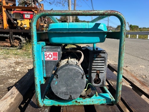 ヤンマー　発電機 60Hz 2.3KVA G2300A 100V ガソリン 防災 洗車 災害 キャンプ イベント 野外 農業 オイル自動停止装置付き　宮崎　簡易始動動画あり