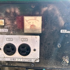 ヤンマー　発電機 60Hz 2.3KVA G2300A 100V ガソリン 防災 洗車 災害 キャンプ イベント 野外 農業 オイル自動停止装置付き　宮崎　簡易始動動画ありの画像