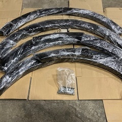 ハイエース　#200系　オーバーフェンダー　ラプター塗装済の画像