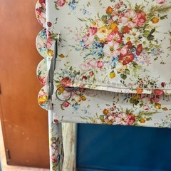 レトロポップ　花柄棚　当時物　難あり　ジャンクの画像