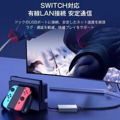 USB3.0 有線LAN 変換 アダプター ギガビット IPoE IPv6 対応 RJ45 1000Mbps 高速通信 Wi-Fi イーサネット Switch PC MacBook iPad Windows Linux Android 対応の画像