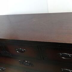 引き出し箪笥 / 民芸家具 / 鉄金具 / 和モダン / 整理箪笥 / 4段6杯☆札幌市限定配送OR札幌市白石区/店頭お引き取り歓迎/倉庫保管の画像