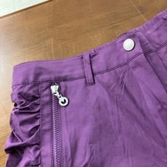 A2511-229 mila schon SPORTS フレア パンツ サイズ11 パープル 中古美品の画像