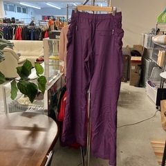 A2511-229 mila schon SPORTS フレア パンツ サイズ11 パープル 中古美品の画像