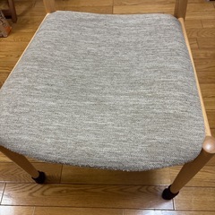 アーム付きダイニングチェア Nシールドファブリック 2脚の画像