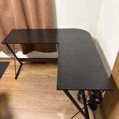 【愛別町】オフィスデスク（ゲーミングデスク))の画像