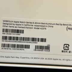 Apple Watch6GPS➕セレラーモデル40mmmmの画像