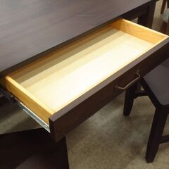 新品アウトレット品 ダイニング４点セット T-140DBR 引き出し付 G-2480の画像