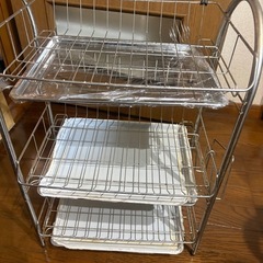 ３段水切り棚の画像