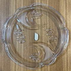 ワルターグラス　ガラスのお皿　大皿　プレート　ドイツ製の画像